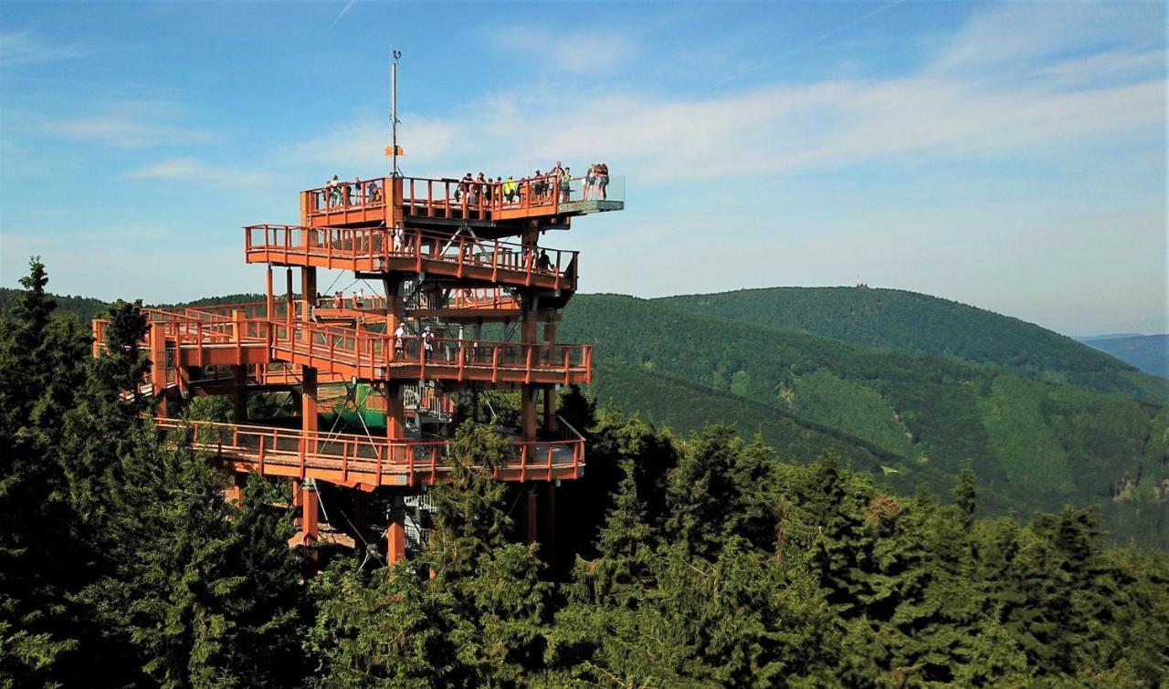 Penzion A Restaurace Stare Casy Horní Bečva Екстериор снимка