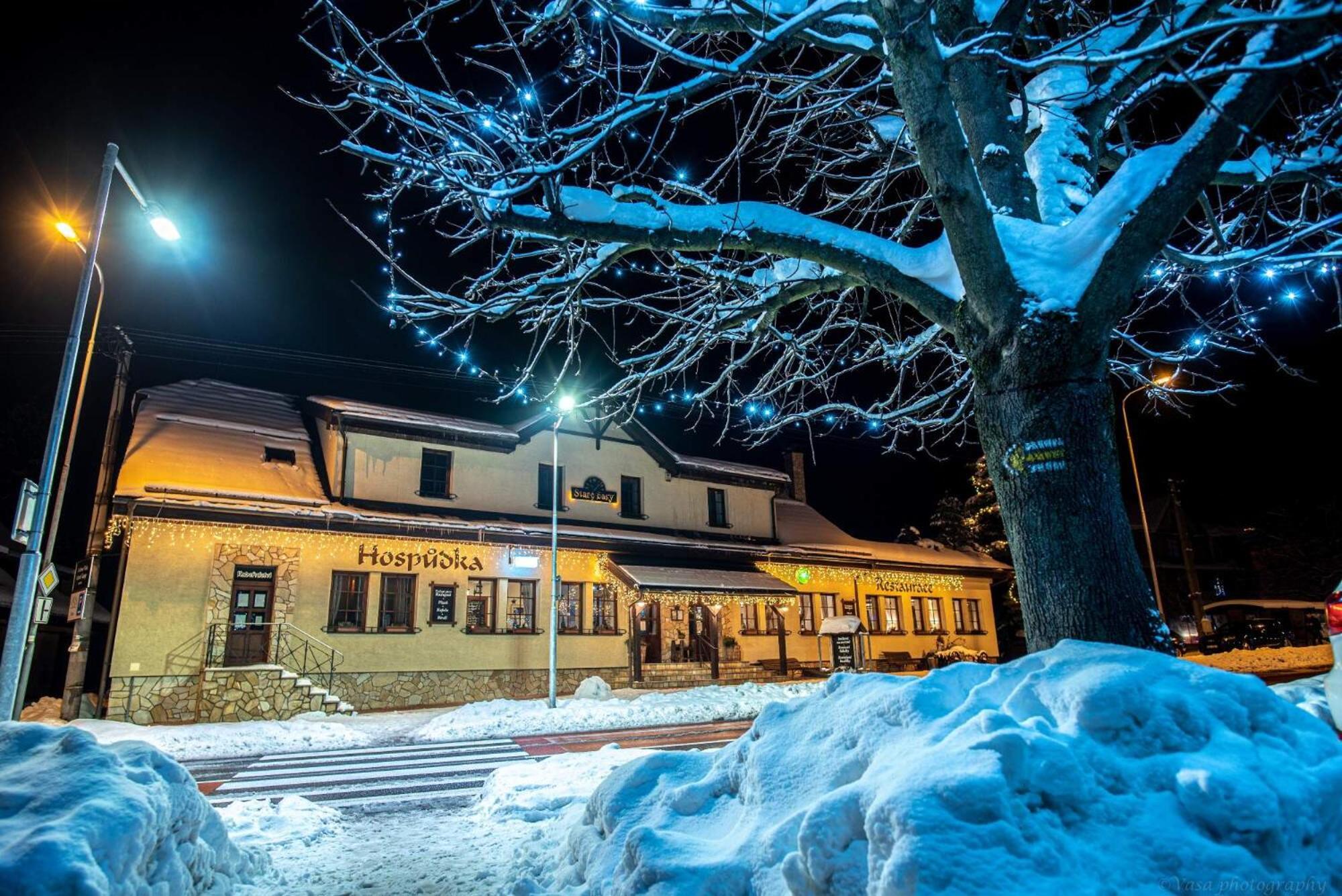 Penzion A Restaurace Stare Casy Horní Bečva Екстериор снимка