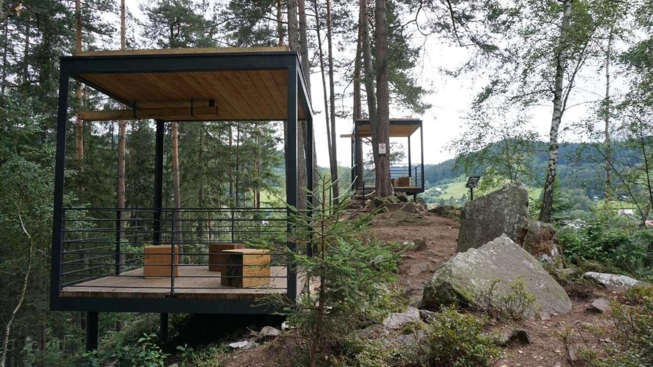 Penzion A Restaurace Stare Casy Horní Bečva Екстериор снимка
